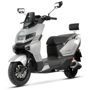 Electric scooter with modern design and advanced features for eco-friendly urban transportation.