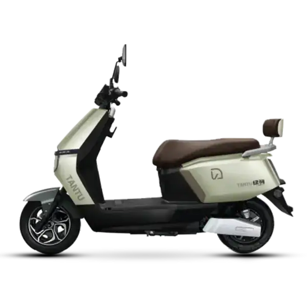 Modern TANTOU electric scooter with sleek design, comfortable seat, and advanced features for urban commuting. Perfect for eco-friendly transportation and easy maneuverability.