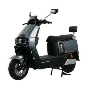 Electric scooter with modern design and advanced features for urban commuting.