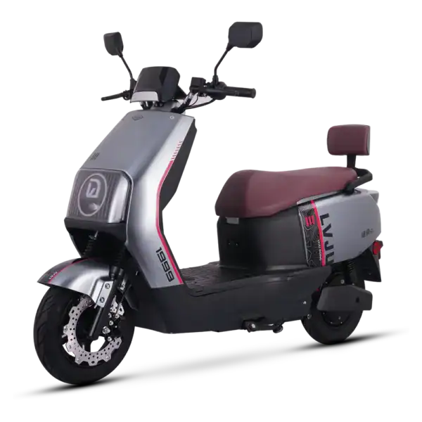 Electric scooter with modern design and advanced features for urban commuting.