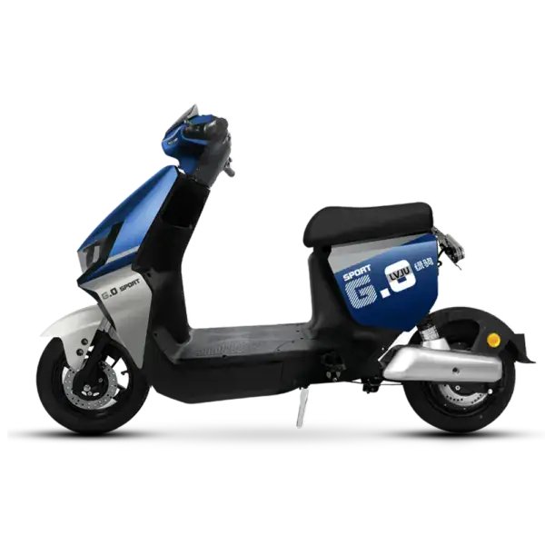 Electric scooter for urban commuting with sporty design and advanced features. Perfect for city travel, eco-friendly transportation, and quick, efficient rides.
