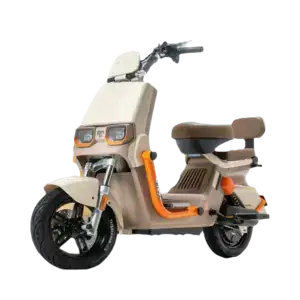 Electric scooter designed for city travel, featuring a modern, compact design with a comfortable seat and advanced battery technology. Perfect for eco-friendly transportation and daily commuting.